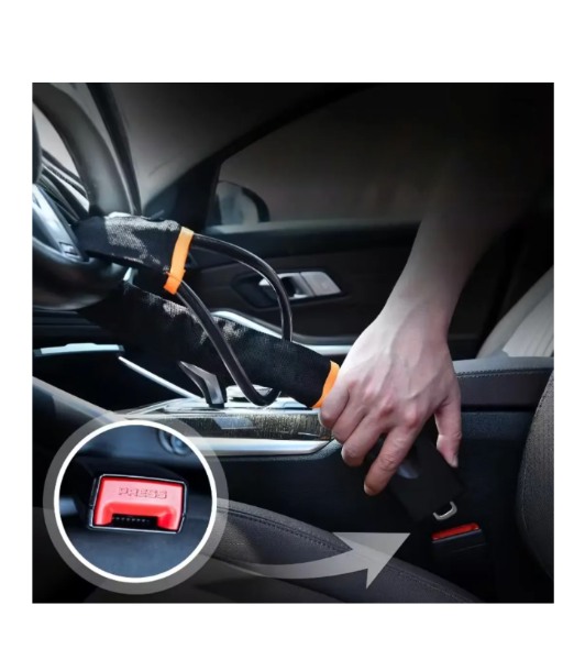 Bloqueo Volante Guaya Seguro Cinturón De Seguridad Antirrobo L101 - imagen 7