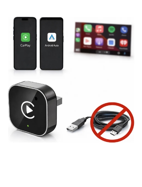 Adaptador Carplay Inalambrico Wireless Pantalla Multimedia Q1A - imagen 2