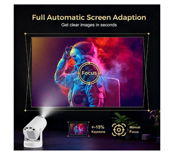 HY300 ULTRA PROYECTOR DE VIDEO CON PARLANTE  - imagen 2