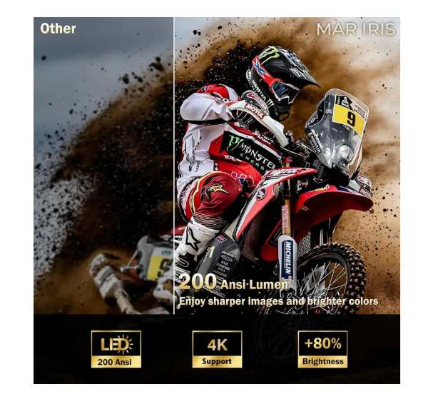 HY300 ULTRA PROYECTOR DE VIDEO CON PARLANTE  - imagen 4