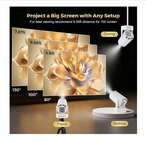 HY300 ULTRA PROYECTOR DE VIDEO CON PARLANTE  - imagen 6