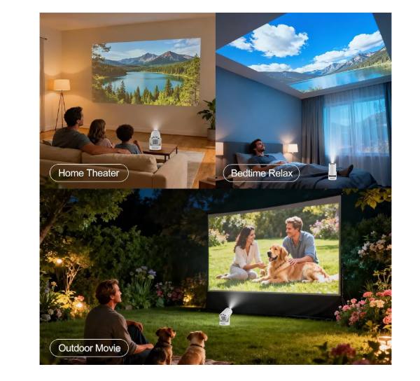 HY300 ULTRA PROYECTOR DE VIDEO CON PARLANTE  - imagen 7