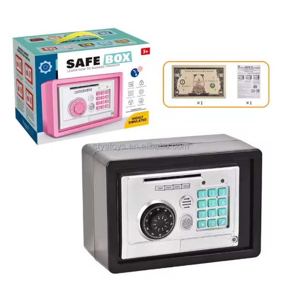Alcancia de niños Caja de Dinero Electrónica de Plástico, Juguete para Niños 881503