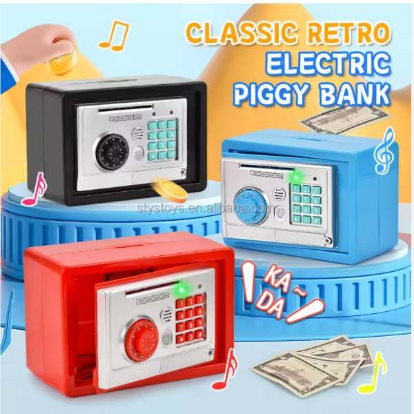 Alcancia de niños Caja de Dinero Electrónica de Plástico, Juguete para Niños 881503 - imagen 2