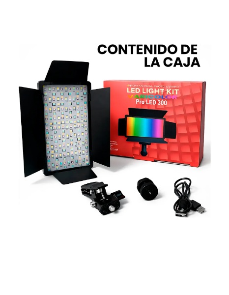 Panel De Luz Pro Led Para Fotografia Y Videos RL-560RGB