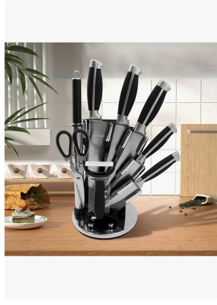Set Juego Kit Cuchillos Cocina Asado Acero Inoxidable YP-3011 - imagen 4