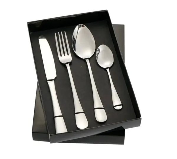 Cubiertos Cocina 24 Piezas Acero Quirúrgico Inoxidable 1010-24PC-N 1010-24PC-P 1010-24PC-D