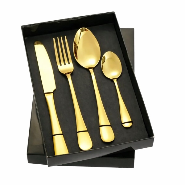 Cubiertos Cocina 24 Piezas Acero Quirúrgico Inoxidable 1010-24PC-N 1010-24PC-P 1010-24PC-D - imagen 3