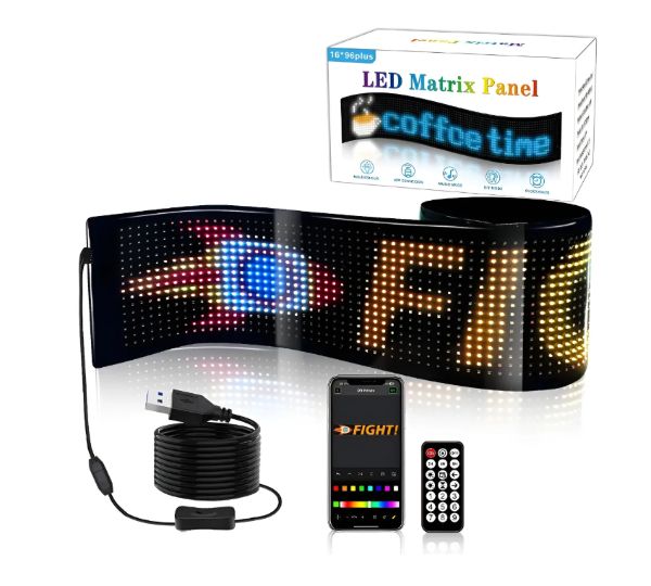 letrero led Ojos Led Para Camión Programable 133*19.2CM