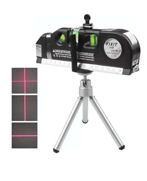 Nivel Láser De Línea Cruzada Alineador Level Pro 3 + Trípode LV-03ZJ