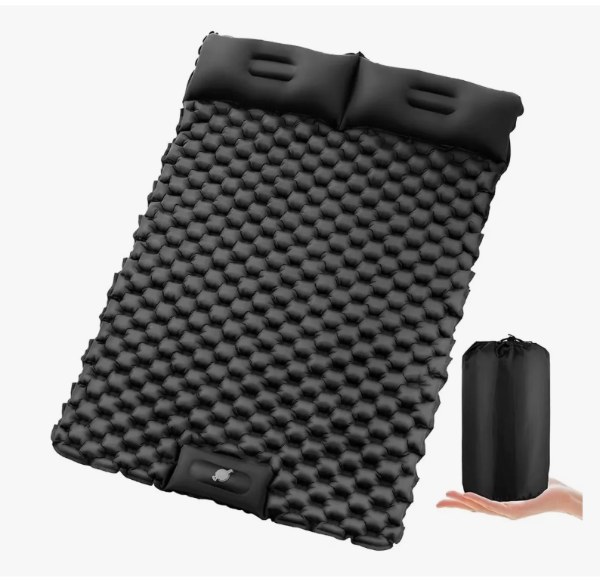 Colchón Inflable Doble Para Acampar, Colchoneta Autoinflable C-0001 - imagen 5