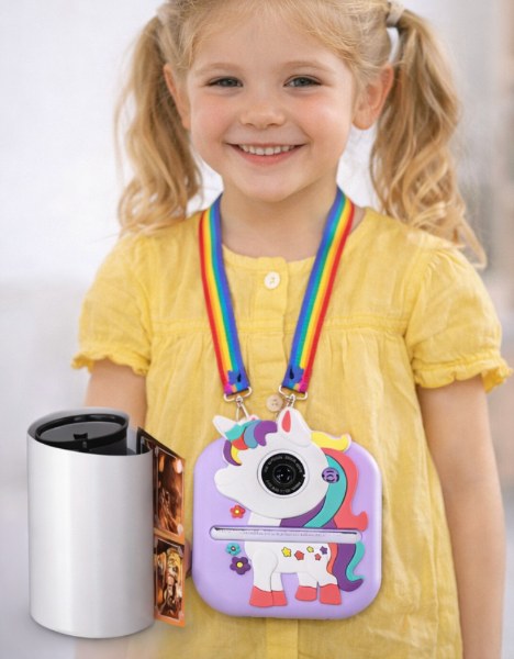 CAMARA KIDS CON IMPRESORA UNICORNIO PP-11 - imagen 3