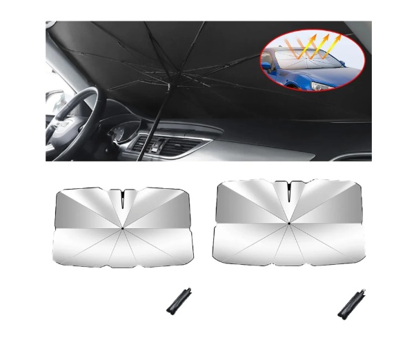 Sombrilla Parasol Carro Proteccion Solar Parabrisas Automovil WSS-998 - imagen 2