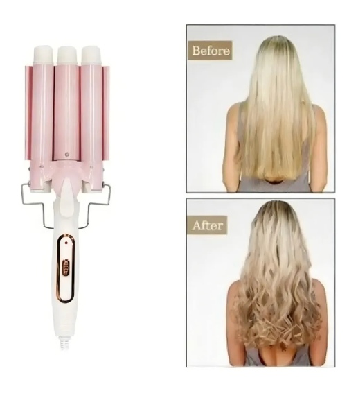 Super Pinza Rizador De Cabello Ondas Rizadora Ondulador M-11 - imagen 4