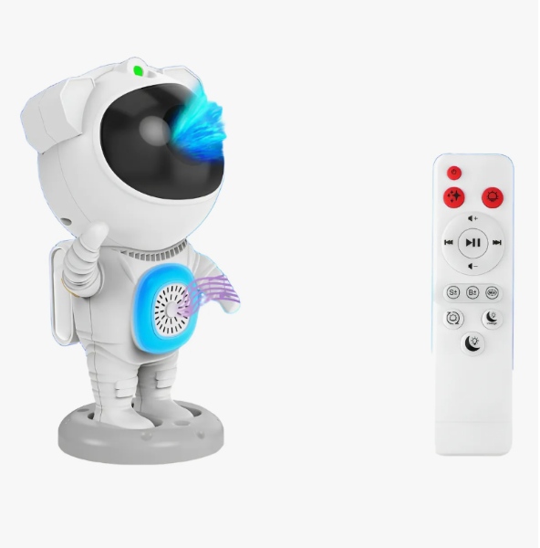 Astronauta Proyector De Galaxias Con Parlante Bluetooth 54419 - imagen 2