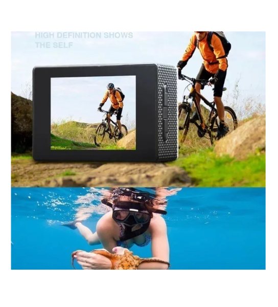 Camara Deportiva De Video Resistente Al Agua Casco Moto Bici SP-CA - imagen 4