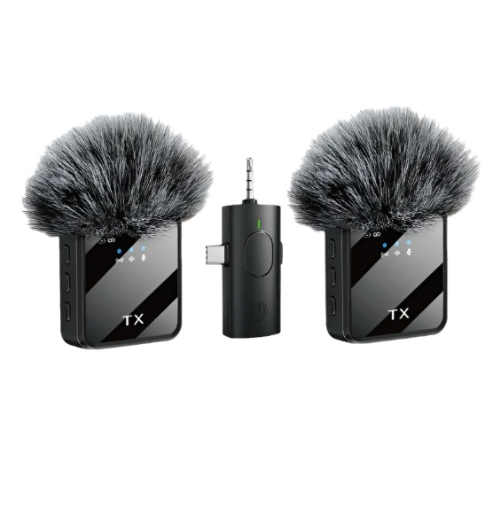 Micrófono De Solapa Inalámbrico Para Iphone Y Android F11-2