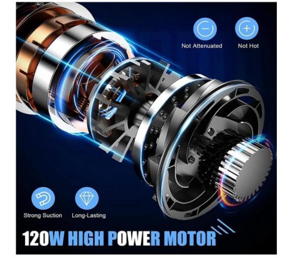 Potente Aspirador portátil, 10000Pa Fuerte succión LT-113CT - imagen 5