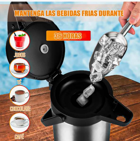Termo Sifon Termo 1.9 L Termo Para Cafe Termo Agua Caliente. 8563 - imagen 4