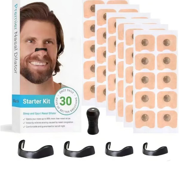  60 Banda Cuello Anti Ronquidos Dilatador Respiración Tiras Nasal Magnetico  998-11 