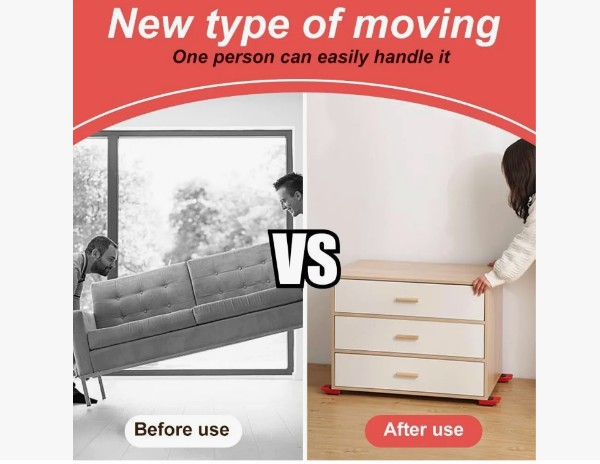 Patines Conjunto De Herramientas Para Mover Muebles Elevador LEVANTA MUEBLES  KBN-15 - imagen 6