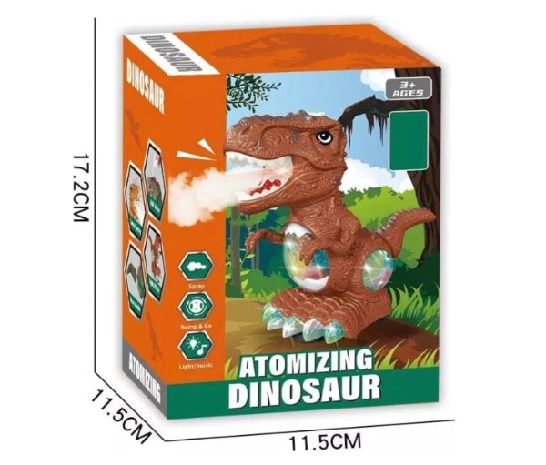 dinosaurio juguetes para niños con luz, sonido y humo ZR172 - imagen 5