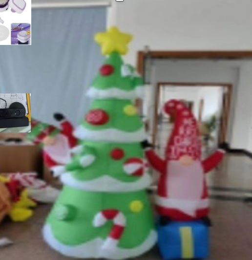 Adorno Navideño Inflable Santa Claus con luz led LYC-045 - imagen 2