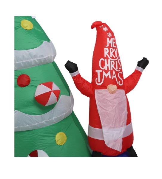 Adorno Navideño Inflable Santa Claus con luz led LYC-045 - imagen 7