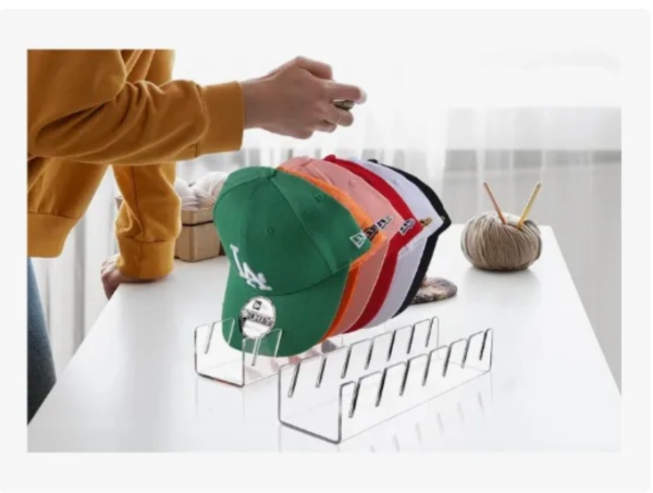Organizador De Gorras En Acrílico 7 Puestos HSR16