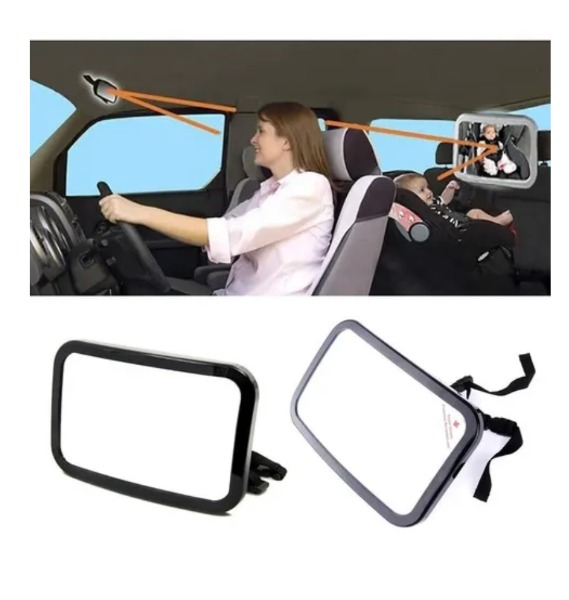 Espejo Retrovisor Ajustable Para Auto De Bebe 1110-1 - imagen 2