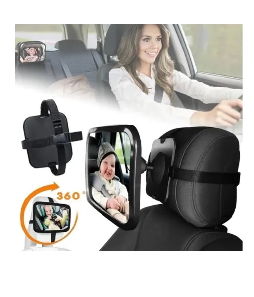 Espejo Retrovisor Ajustable Para Auto De Bebe 1110-1 - imagen 4