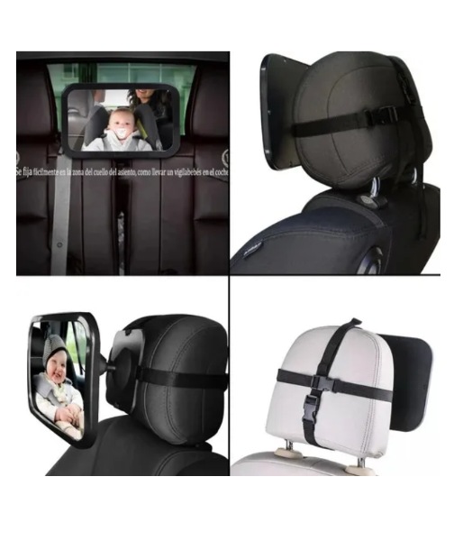 Espejo Retrovisor Ajustable Para Auto De Bebe 1110-1 - imagen 5