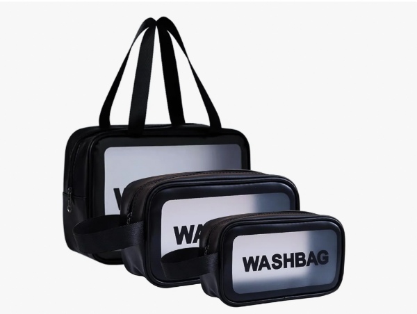 Cosmetiquera Lavable Organizador Maquillaje Viaje Set X3 YH-018