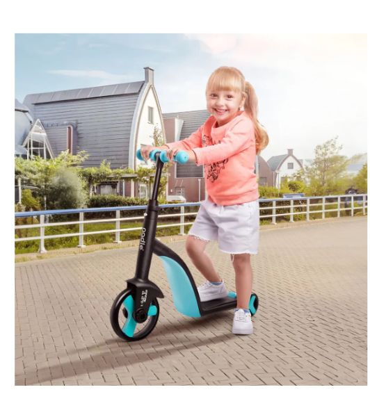 Triciclo 3 En 1 Pedales Patin Bicicleta Equilibrio Infantil FK-3 - imagen 2