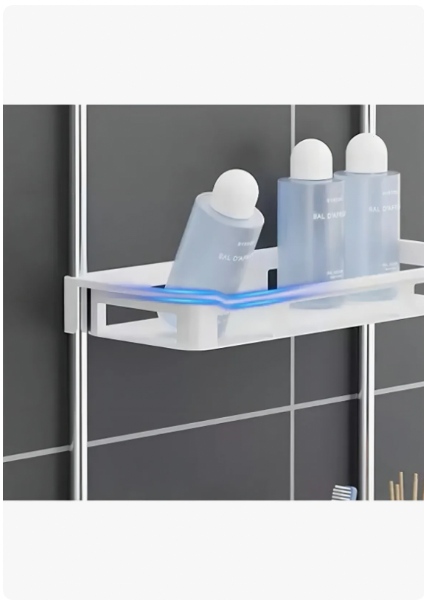 Organizador Metálico 2 Niveles Para Baño AY-5055 - imagen 2