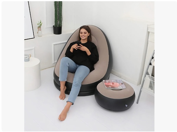 Silla De Descanso Inflable, Sofa Con Descansa Pies CF-1 - imagen 3