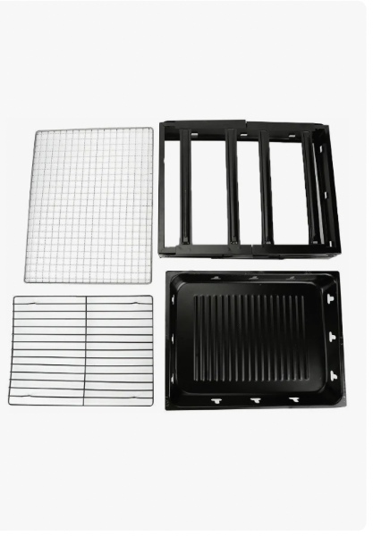 KP-1 Parrilla Asador De Carbón Plegable Mini Portátil Aire Libre 36*29 - imagen 2