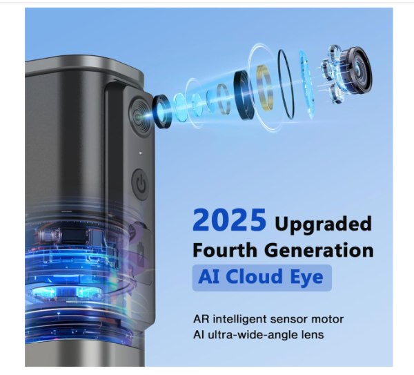 Tripode de seguimiento facial automático con rotación 360 y  con control remoto CL18 - imagen 3