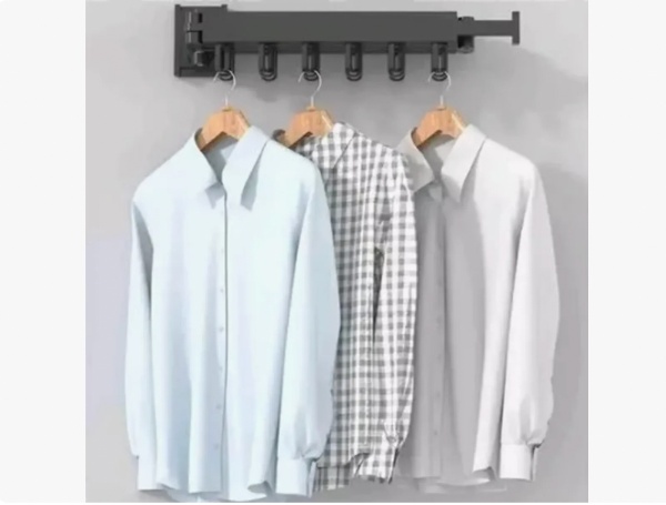 Tendedero De Ropa Brazo Plegable De Pared 7104 - imagen 2