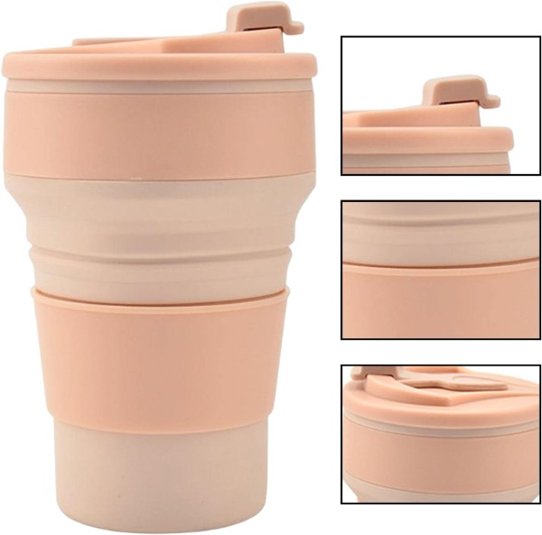 Vaso plegable de silicona 350ml-F03-350