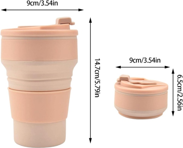 Vaso plegable de silicona 350ml-F03-350 - imagen 3