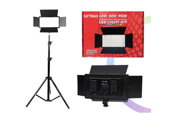 Panel de luz LED profesional recargable 800RGB - imagen 2