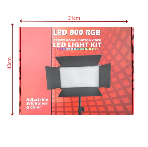 Panel de luz LED profesional recargable 800RGB - imagen 3