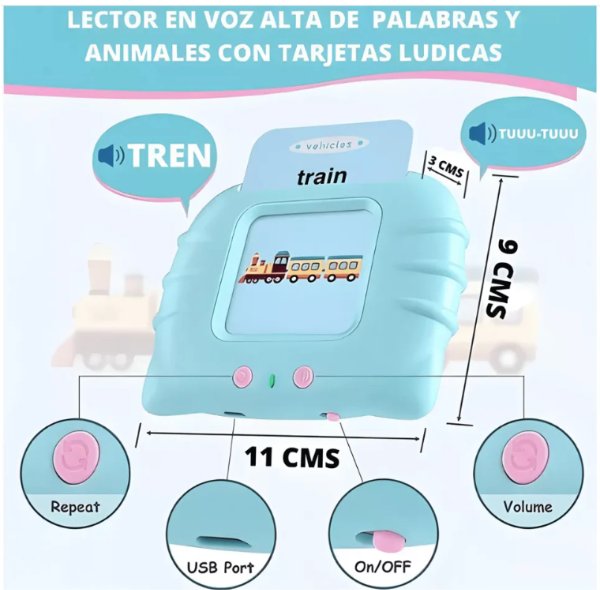 Traductor lector de cartas Electrónico para niños Ingles Español  - imagen 4