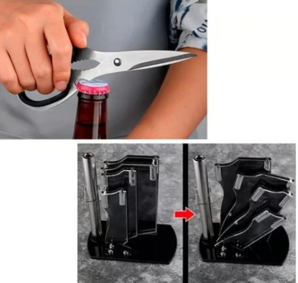 Juego De Cuchillos 9 pcs Cocina YP-100  - imagen 6