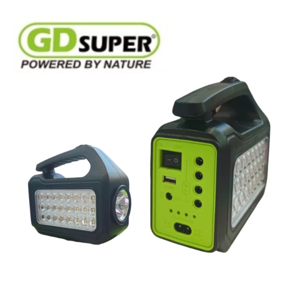 SISTEMA DE ILUMINACIÓN SOLAR 30W GD-7PRO - imagen 2