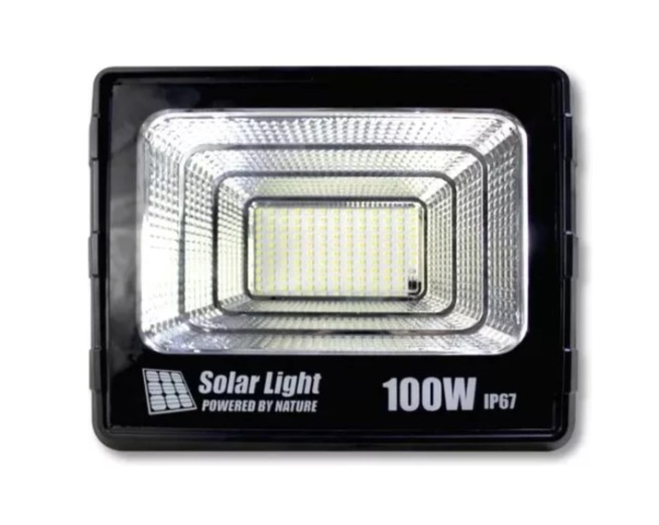 Reflector Lampara Led Panel Solar Exterior 100w Gd-100H - imagen 2