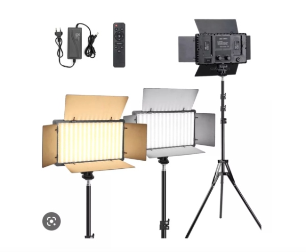 Panel Luz Led Fotografía B600 Led Lámpara +triPode 2 baterias - imagen 6
