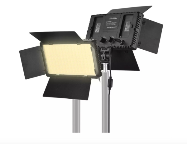 Panel Luz Led Fotografía B600 Led Lámpara +triPode 2 baterias - imagen 7