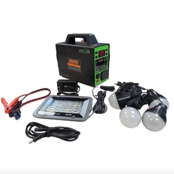 SISTEMA SOLAR PANEL, LAMPARA, BOMBILLO 350W GD-350M - imagen 3